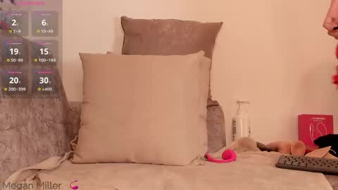 Megan Miller online show from April 17, 12:07 pm