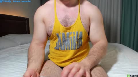Snapshot of adam_muscle_ chatting on February 8, 4:36 pm Adam online show from February 8, 4:36 pm