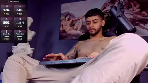 Snapshot of alessandro_duty chatting on March 7, 2:36 am Alessandro INDEPENDENT MODEL online show from March 7, 2:36 am