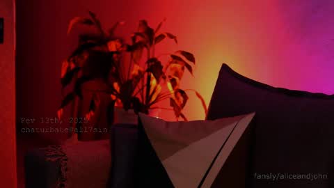 Alice  John online show from February 13, 10:11 pm