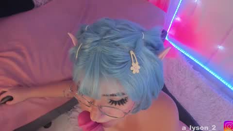 Snapshot of aly_nucita_2 chatting on January 20, 6:53 am Im back 3 follow me on instagram  na misuan online show from January 20, 6:53 am