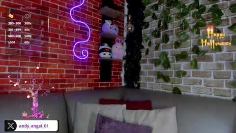 andy angel online show from October 27, 10:15 am