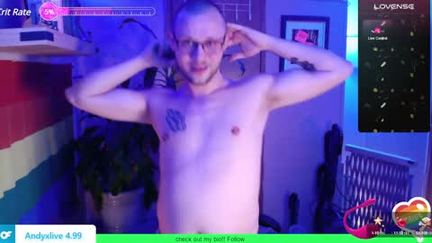 Snapshot of andyxlive chatting on February 26, 1:14 am Andy online show from February 26, 1:14 am