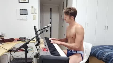 BareBritPianist online show from October 14, 7:22 am