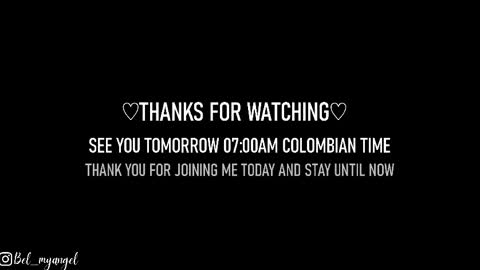 In instagran bel myangel online show from April 18, 7:58 pm