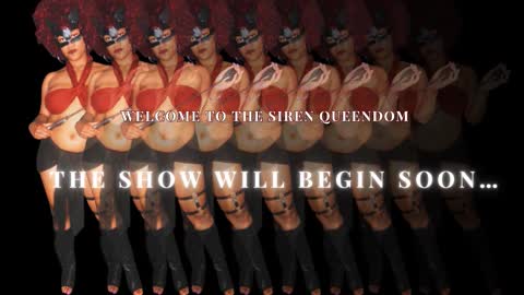 Queen Siren online show from February 24, 8:17 am