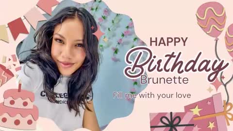 Brunette online show from February 17, 1:10 pm