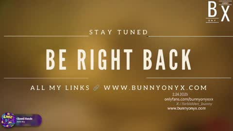 Snapshot of bunnyonyx chatting on February 24, 11:30 pm Stephanie   Next stream SUNDAY   6pm  PDT online show from February 24, 11:30 pm