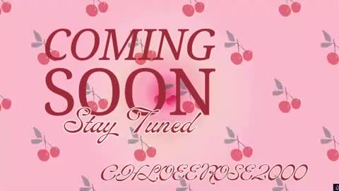ChloeeRose online show from July 21, 3:52 am