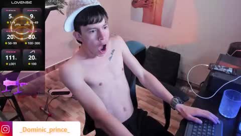 DOMINIC PRINCE   online show from February 14, 6:10 pm