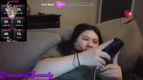 Snapshot of encasedbeauty chatting on October 21, 2:38 am Ela online show from October 21, 2:38 am