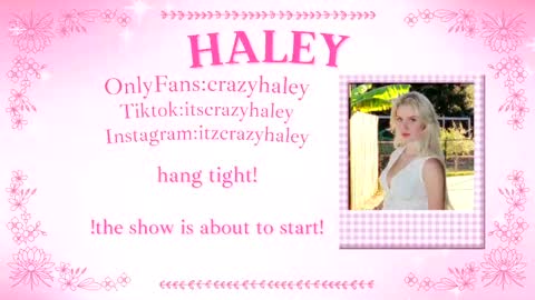 Haley online show from April 1, 3:31 pm