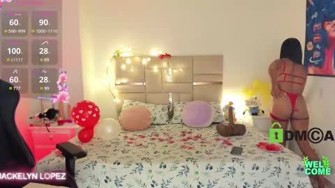 Snapshot of jackelyn_lopezz chatting on February 14, 9:24 am Jacky online show from February 14, 9:24 am