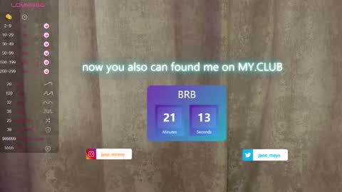 your kitty JANE roawww online show from March 6, 8:19 am