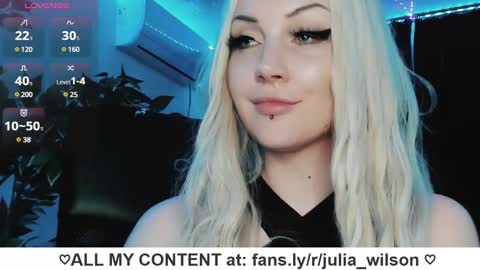 Snapshot of julia_wilson chatting on January 7, 7:06 pm ALL MY CONTENT at    online show from January 7, 7:06 pm