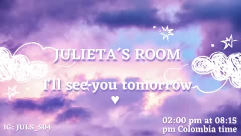 julietaoncb online show from January 24, 1:35 am