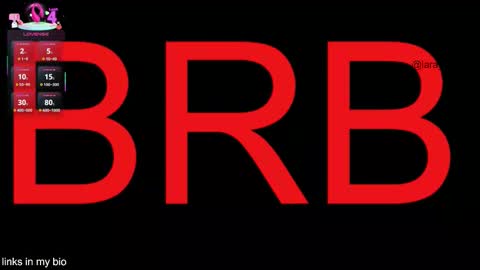 Lara  online show from November 12, 10:01 pm