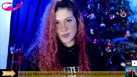 Snapshot of laura_fountain_ chatting on January 8, 12:49 am weedcam Curly Laura OF    online show from January 8, 12:49 am