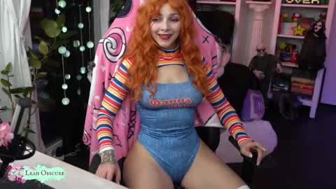 Snapshot of leahobscure chatting on October 28, 7:37 pm Leah online show from October 28, 7:37 pm