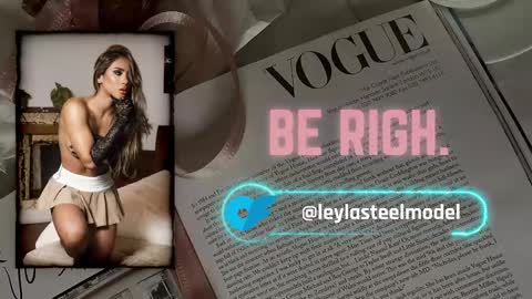 INSTA leylasteel model         online show from April 1, 11:55 am