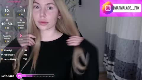 Marmalade Fox online show from April 5, 3:53 pm