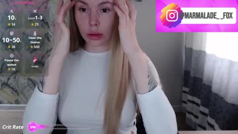 Marmalade Fox online show from April 22, 6:31 am