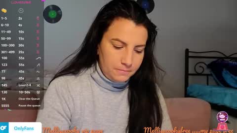 Snapshot of mellisaangel chatting on December 9, 9:06 am MellisaAngel online show from December 9, 9:06 am