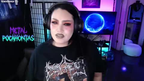 MetalPocahotass online show from March 12, 12:36 am