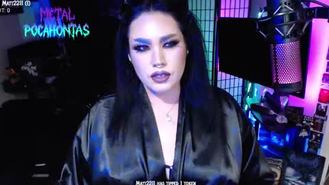 MetalPocahotass online show from November 19, 12:10 am