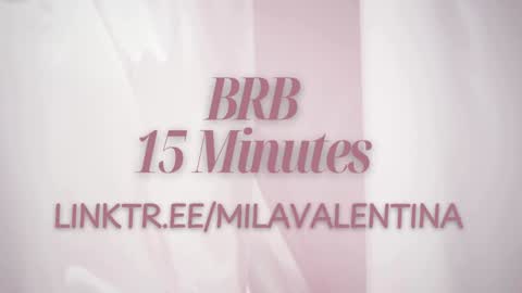 Snapshot of milavalentinax chatting on October 5, 1:47 am Mila Valentina online show from October 5, 1:47 am