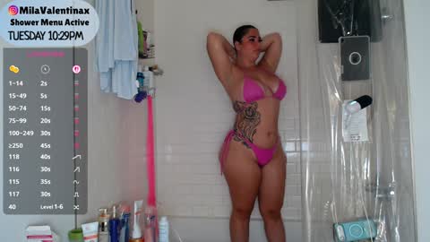 Snapshot of milavalentinax chatting on September 24, 2:29 am Mila Valentina online show from September 24, 2:29 am