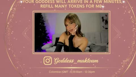 Goddess Myers  thumb up is important for me kisses  online show from December 1, 1:09 pm