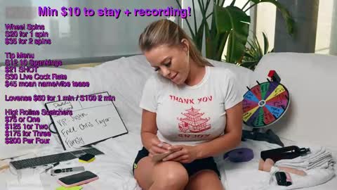 MyCookieJar online show from September 11, 12:56 am