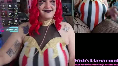 Snapshot of nevermakeawish chatting on October 8, 5:13 am Wishs Playground online show from October 8, 5:13 am