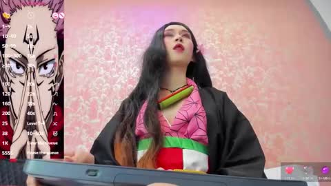 Snapshot of nezuko_mitsuri chatting on September 15, 6:31 pm NEZUKO MITSURI online show from September 15, 6:31 pm