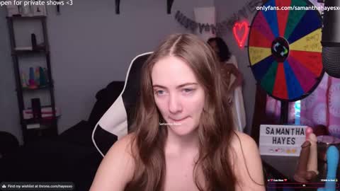 The Real Samantha Hayes haha  online show from January 19, 10:17 pm