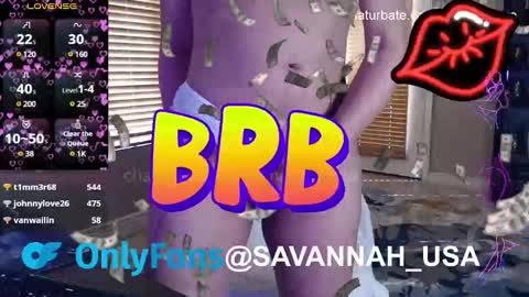 Onlyfans Savannah usa online show from February 3, 10:00 pm