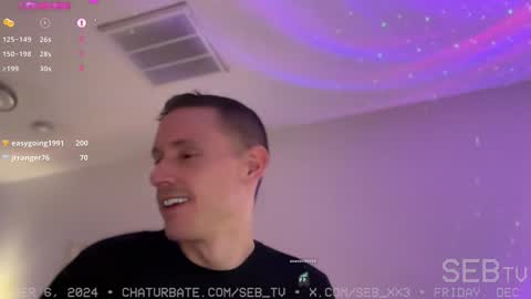 Sebastian online show from December 7, 12:57 am