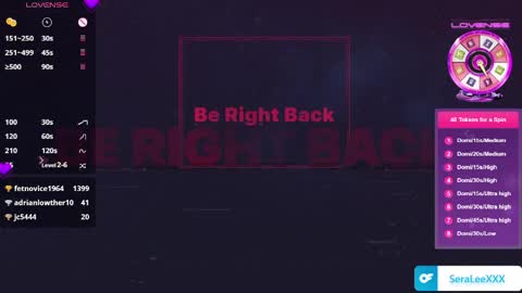 SeraLeeXXX online show from March 24, 6:03 pm