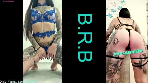 SexyAriel15 online show from April 23, 4:41 pm