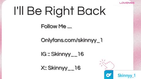 Skinnyy   online show from June 1, 10:16 am