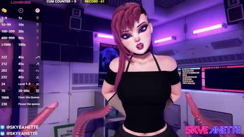 SkyeAnette online show from March 21, 1:11 am