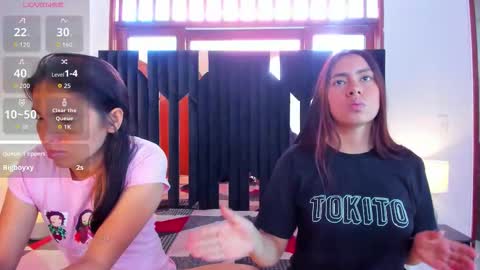 Snapshot of soffy_and_mia chatting on October 23, 12:50 pm soffy and mia online show from October 23, 12:50 pm