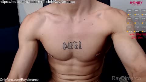 Snapshot of soyraydimarco_ chatting on January 29, 2:00 pm RayDimarco  independent model online show from January 29, 2:00 pm