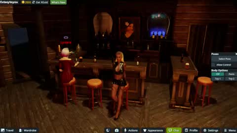 Extasy online show from March 6, 7:02 pm