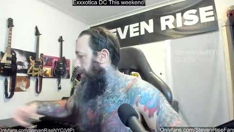 StevenRiseNYC online show from December 3, 1:23 pm