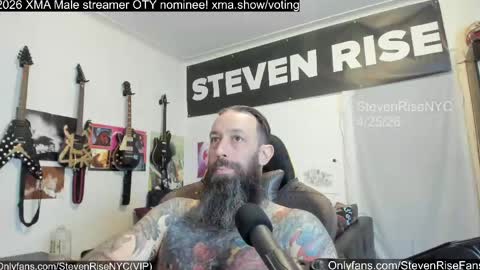 StevenRiseNYC online show from April 29, 1:38 pm