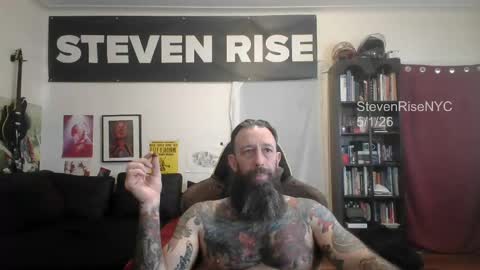 StevenRiseNYC online show from May 1, 6:35 pm