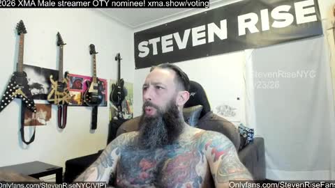 StevenRiseNYC online show from April 25, 12:18 pm