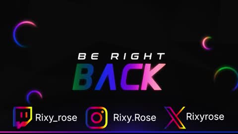 RixyRose online show from November 26, 3:20 pm